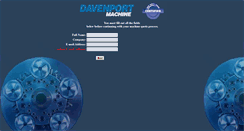 Desktop Screenshot of davenportmachine.brinkmanig.com