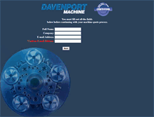 Tablet Screenshot of davenportmachine.brinkmanig.com